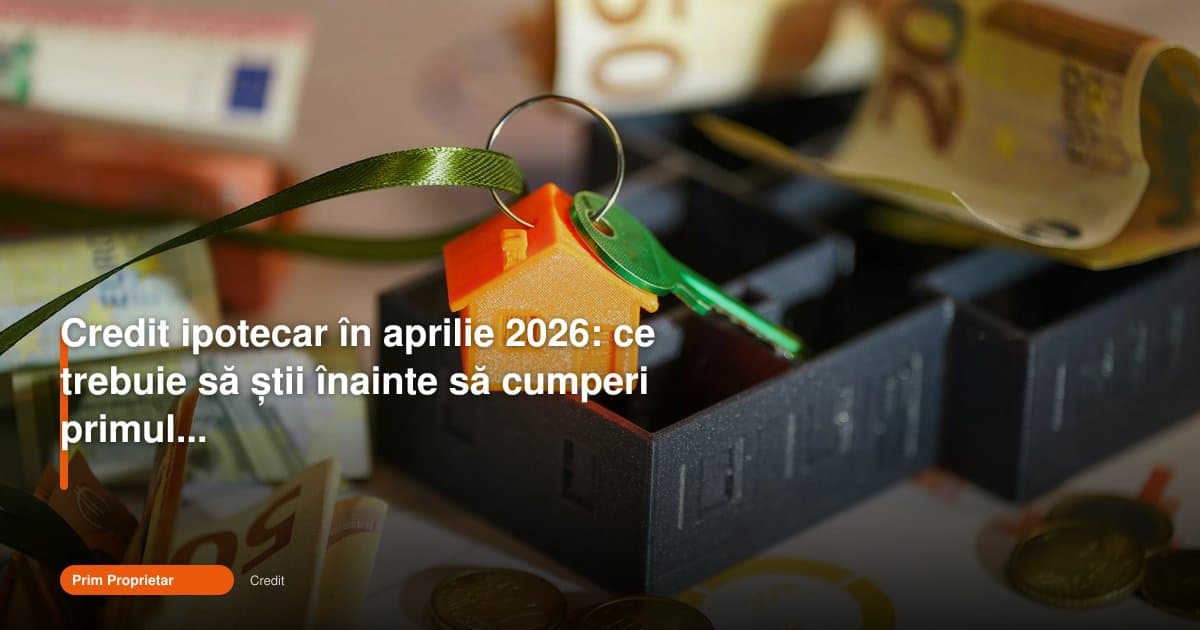Creditul ipotecar 2026 începe să conteze mai mult pentru primii cumpărători