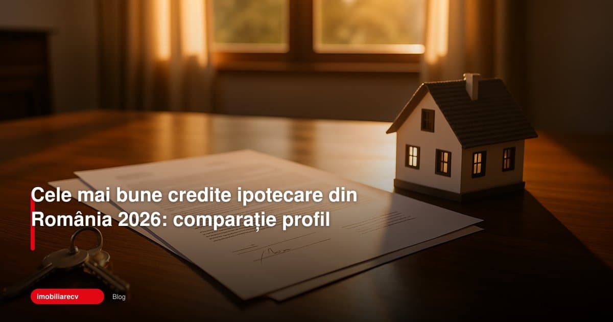 Cele mai bune credite ipotecare din România 2026: comparație profil